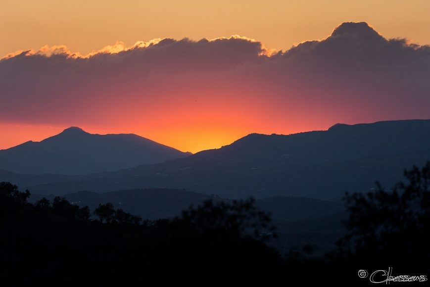 Andalusie zonsondergang sunset