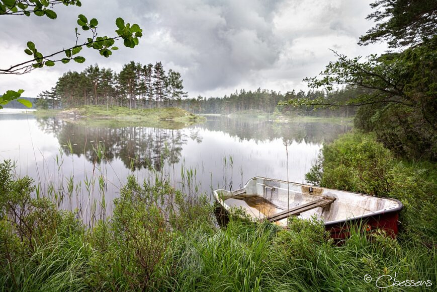 Swedish Lake in Tiveden national park